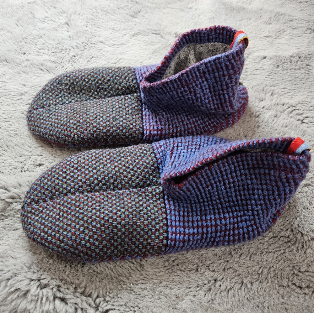 Bombas Gripper Slippers Size XL Extra Large Grip Socks Double Layer Knit Outer - Picture 6 of 9